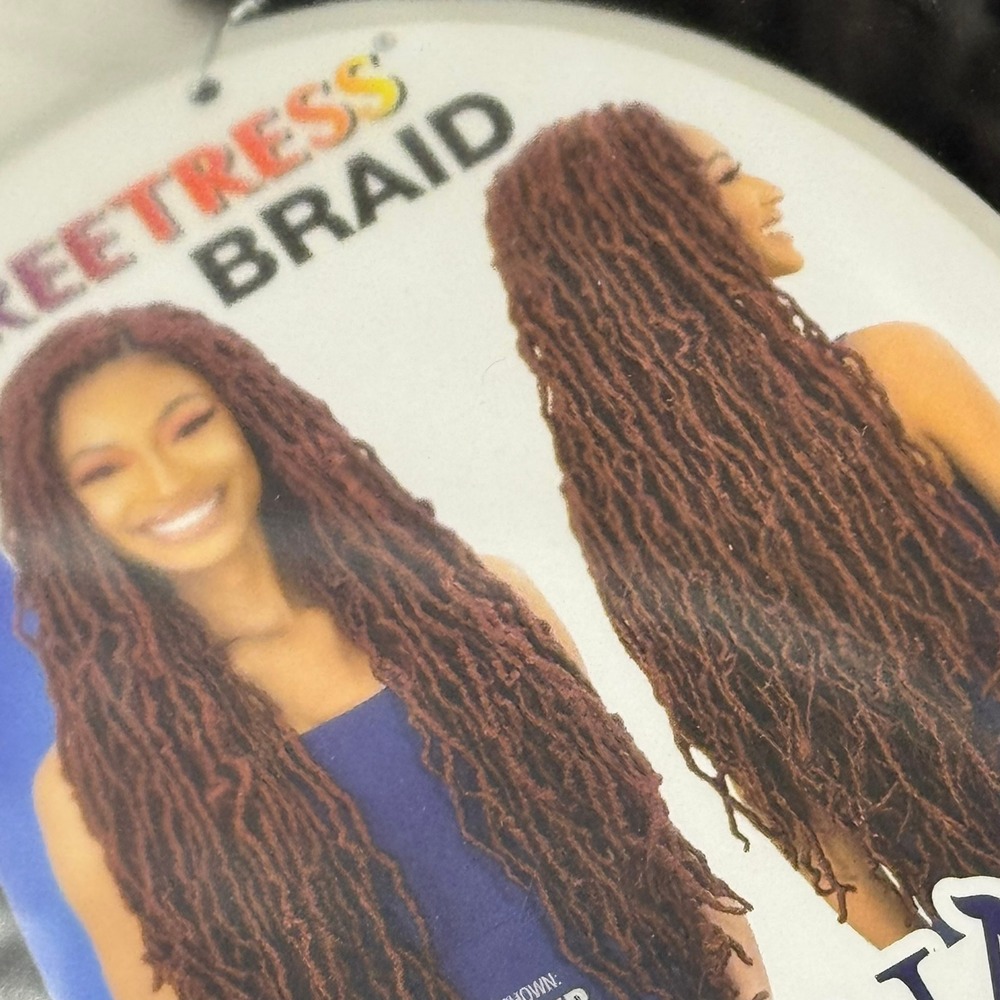 FreeTress Braid 3X Bona‎ Loc 24" Synthetic Crochet Hair Extensions Color 4 Brown